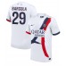 Paris Saint-Germain Bradley Barcola #29 Borte Drakt 2024-25 Kortermet